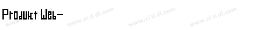 Produkt Web字体转换